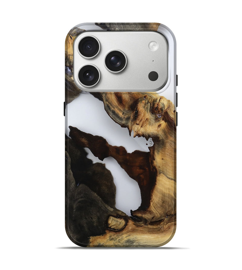iPhone 17 Pro Wood Live Edge Phone Case - Keira (Clear, 792256)