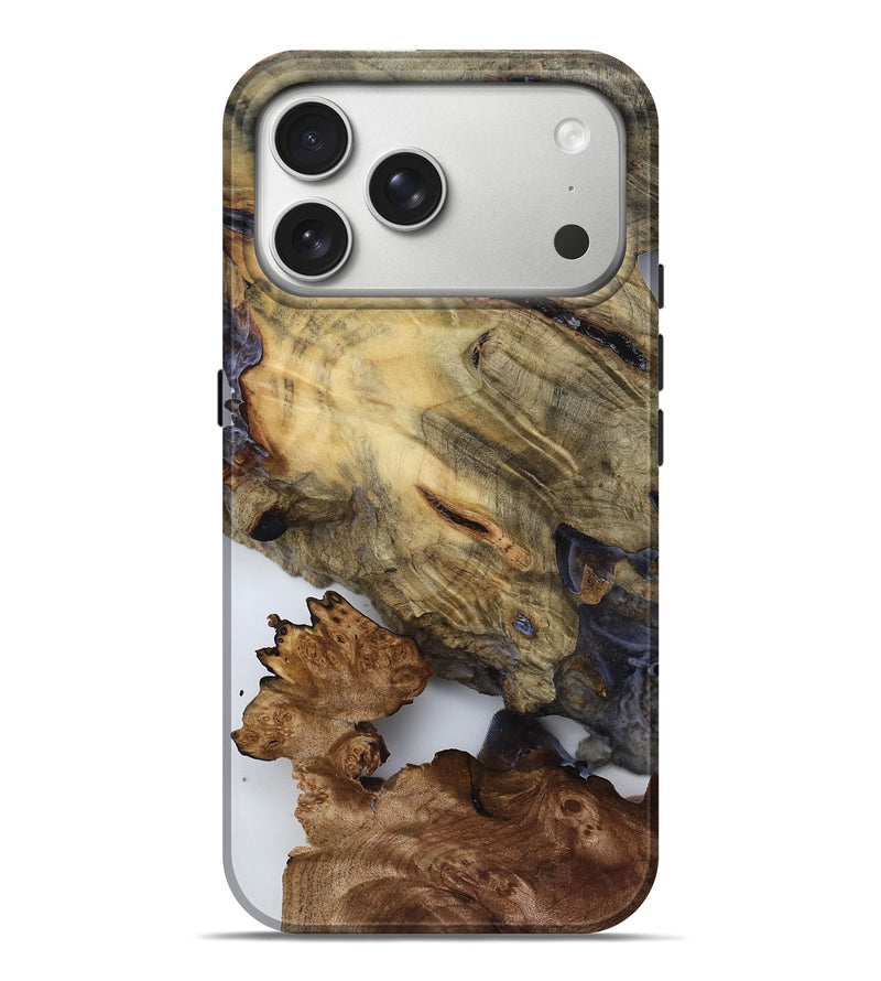 iPhone 17 Pro Max Wood Live Edge Phone Case - Casen (Clear, 792257)