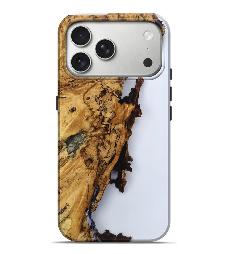 iPhone 17 Pro Max Wood Live Edge Phone Case - Cecily (Clear, 792264)
