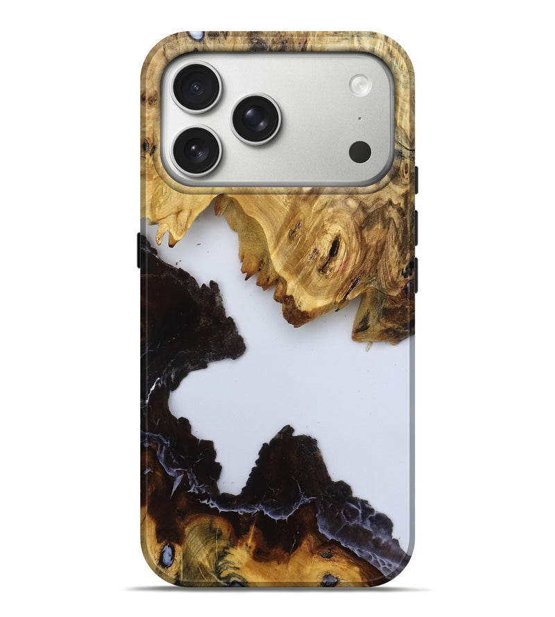 iPhone 17 Pro Max Wood Live Edge Phone Case - Karin (Clear, 792265)