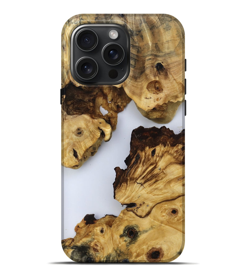 iPhone 16 Pro Max Wood Live Edge Phone Case - Bryana (Clear, 792267)