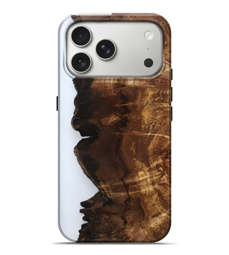 iPhone 17 Pro Max Wood Live Edge Phone Case - Yvette (Clear, 792270)