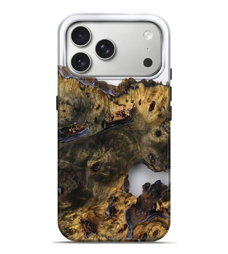 iPhone 17 Pro Max Wood Live Edge Phone Case - Weldon (Clear, 792273)