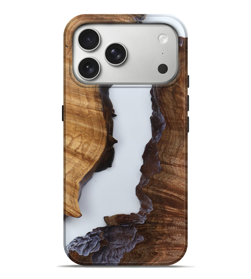 iPhone 17 Pro Max Wood Live Edge Phone Case - Wendell (Clear, 792274)