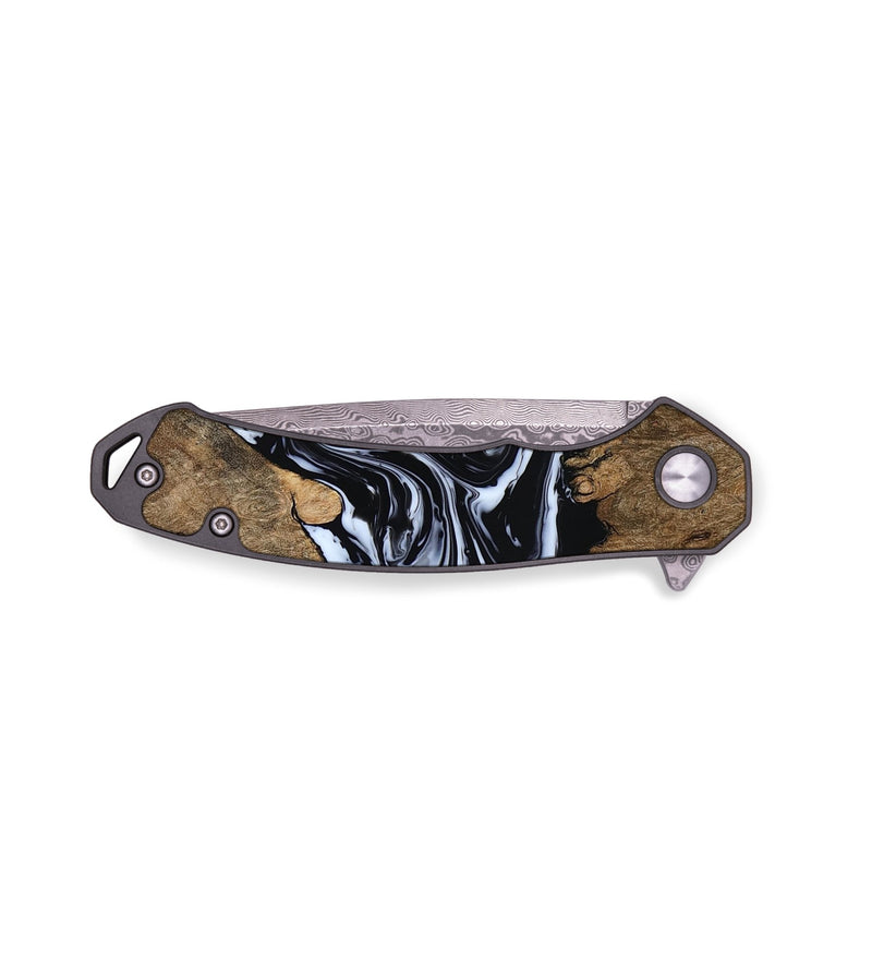 EDC Wood Pocket Knife - Betty (Black & White, 792297)