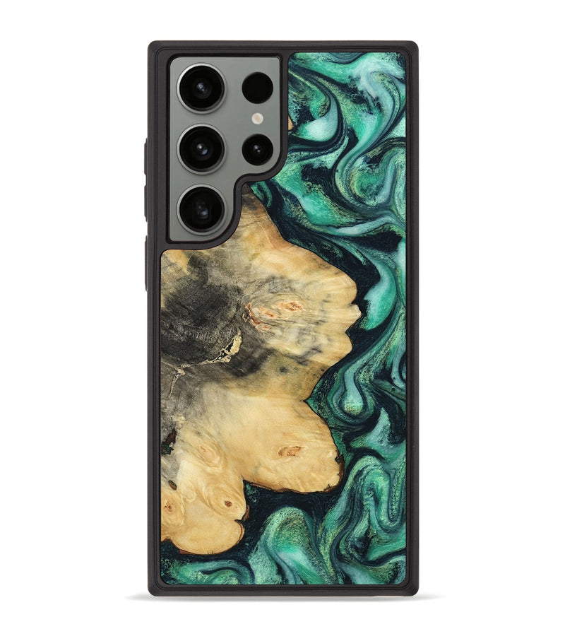 Galaxy S23 Ultra Wood Phone Case - Dayna (Green, 792314)