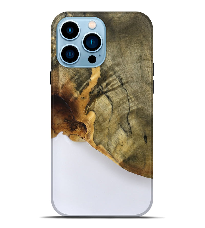 iPhone 14 Pro Max Wood Live Edge Phone Case - Dillan (Clear, 792380)