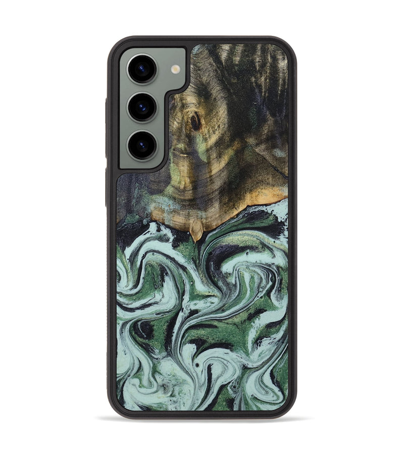 Galaxy S23 Plus Wood Phone Case - Neal (Green, 792429)