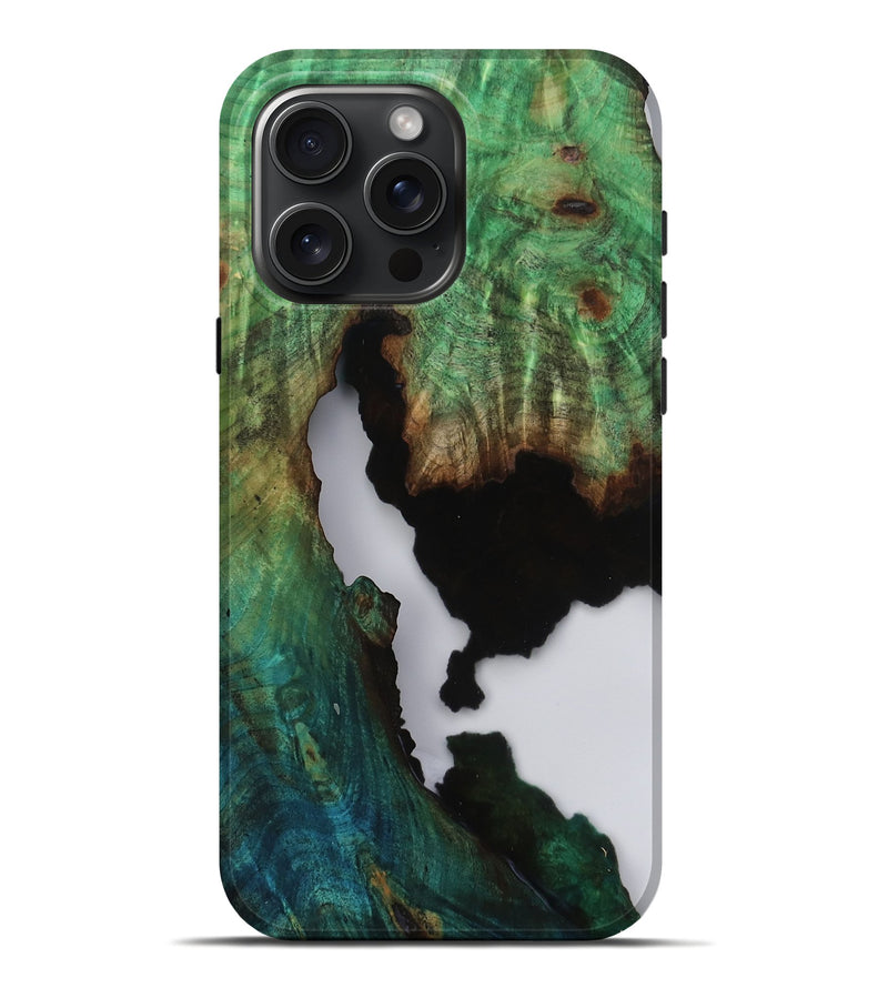iPhone 16 Pro Max Wood Live Edge Phone Case - Bellamy (Clear, 792504)