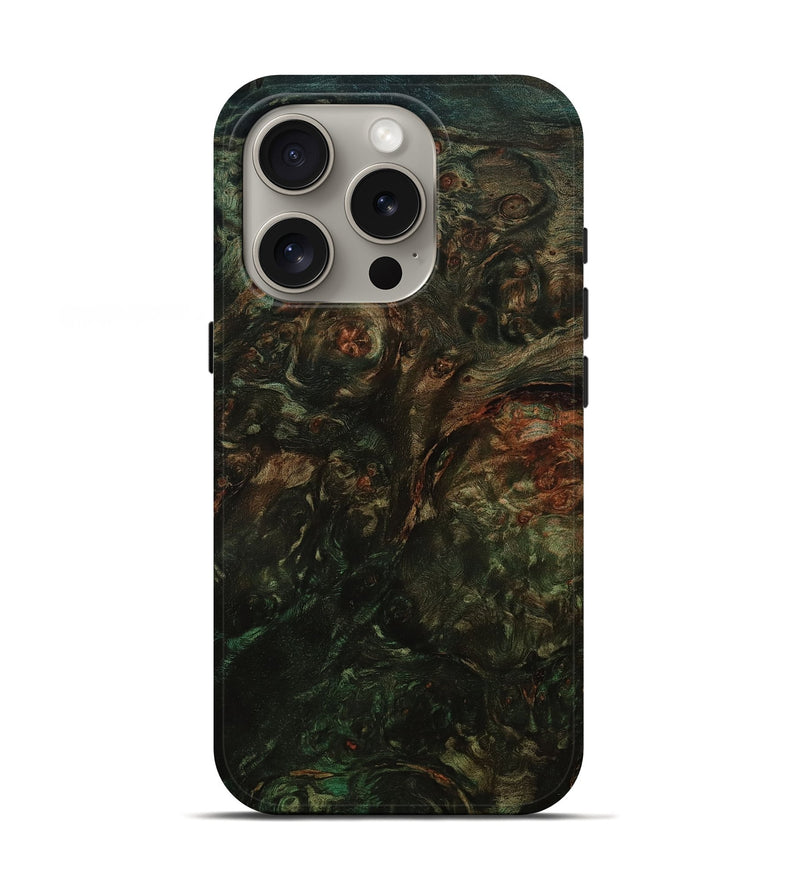 iPhone 16 Pro Wood Live Edge Phone Case - Amarion (Wood Burl, 792513)