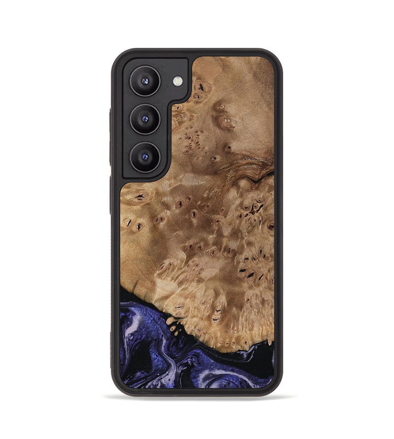 Galaxy S23 Wood Phone Case - Adriana (Purple, 792541)