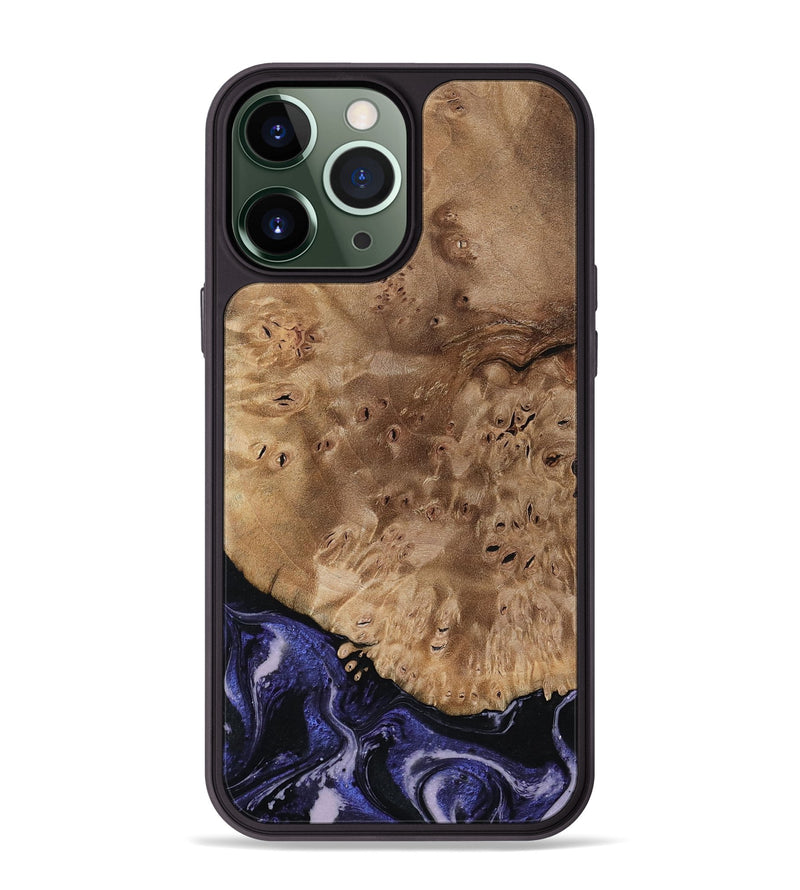 iPhone 13 Pro Max Wood Phone Case - Adriana (Purple, 792541)