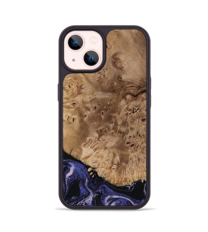 iPhone 14 Wood Phone Case - Adriana (Purple, 792541)