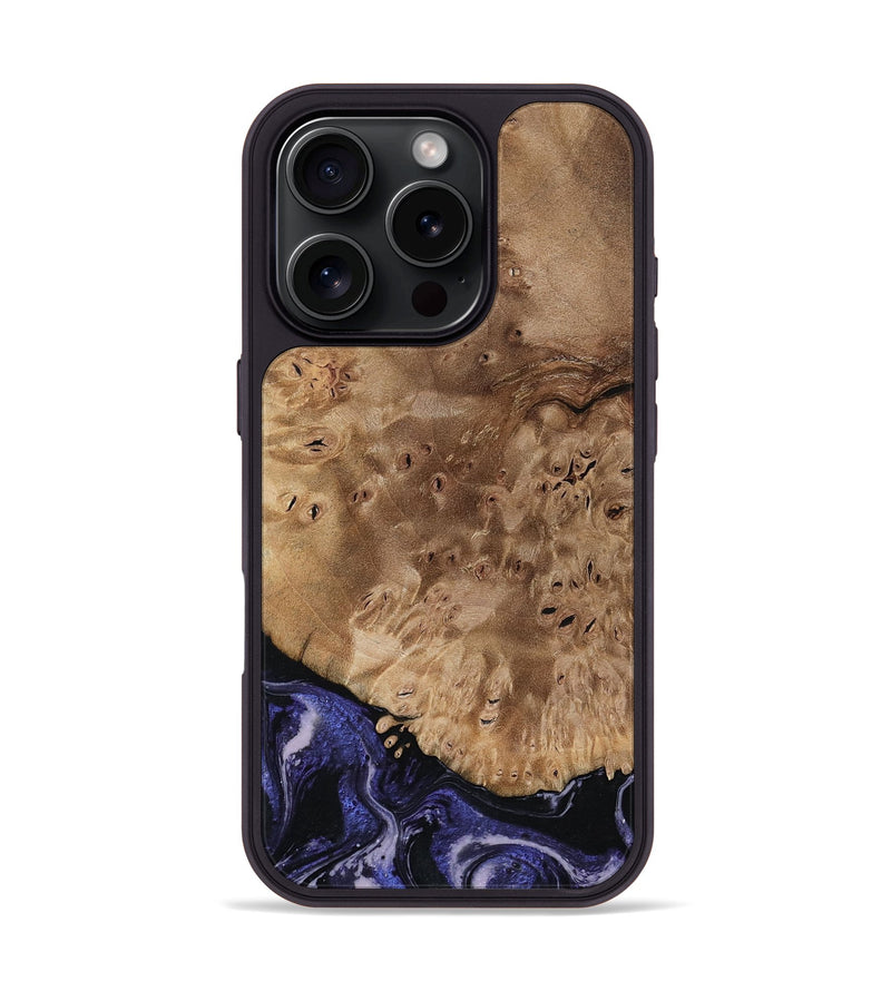 iPhone 16 Pro Wood Phone Case - Adriana (Purple, 792541)