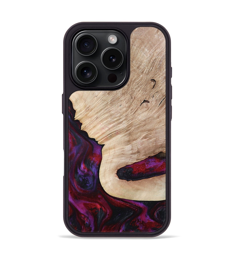 iPhone 16 Pro Wood Phone Case - Juniper (Red, 792543)
