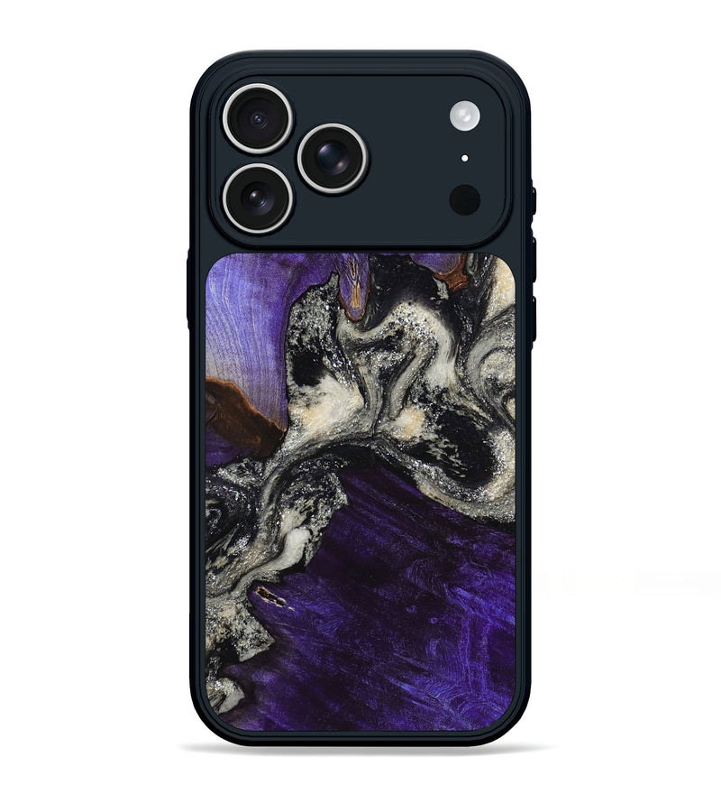 iPhone 17 Pro Max Wood Phone Case - Franco (Purple, 792544)