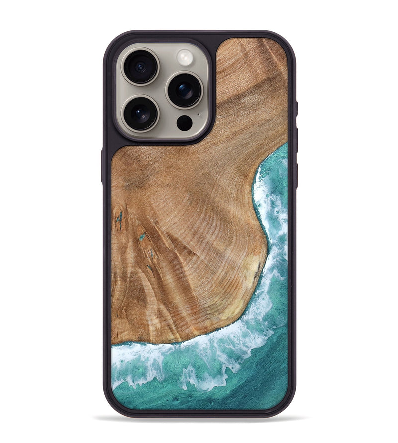 iPhone 15 Pro Max Wood Phone Case - Love (Coastal, 792574)