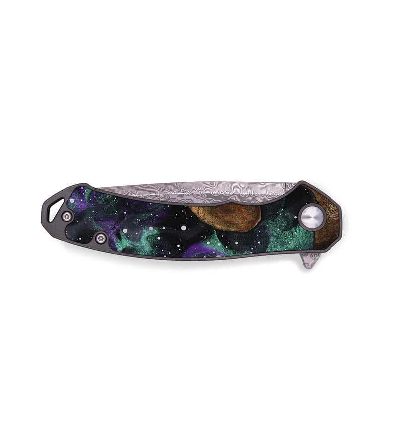 EDC Wood Pocket Knife - Luanne (Cosmos, 792592)