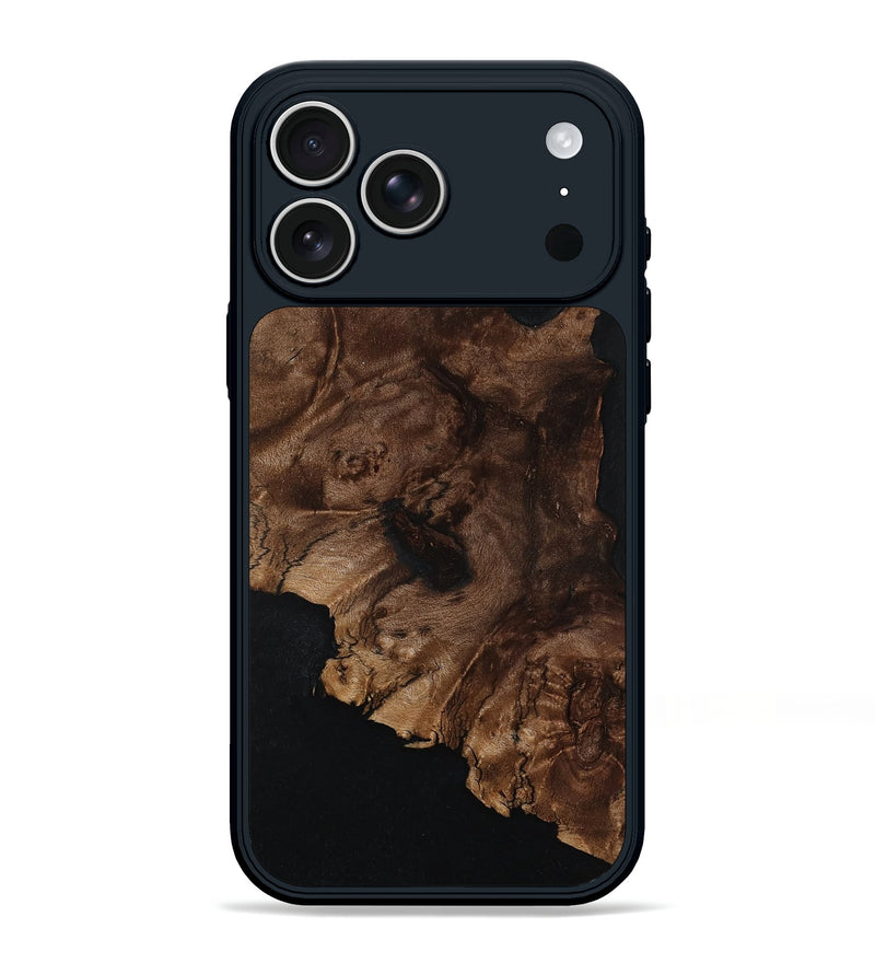 iPhone 17 Pro Max Wood Phone Case - Golden (Wood Burl, 792681)