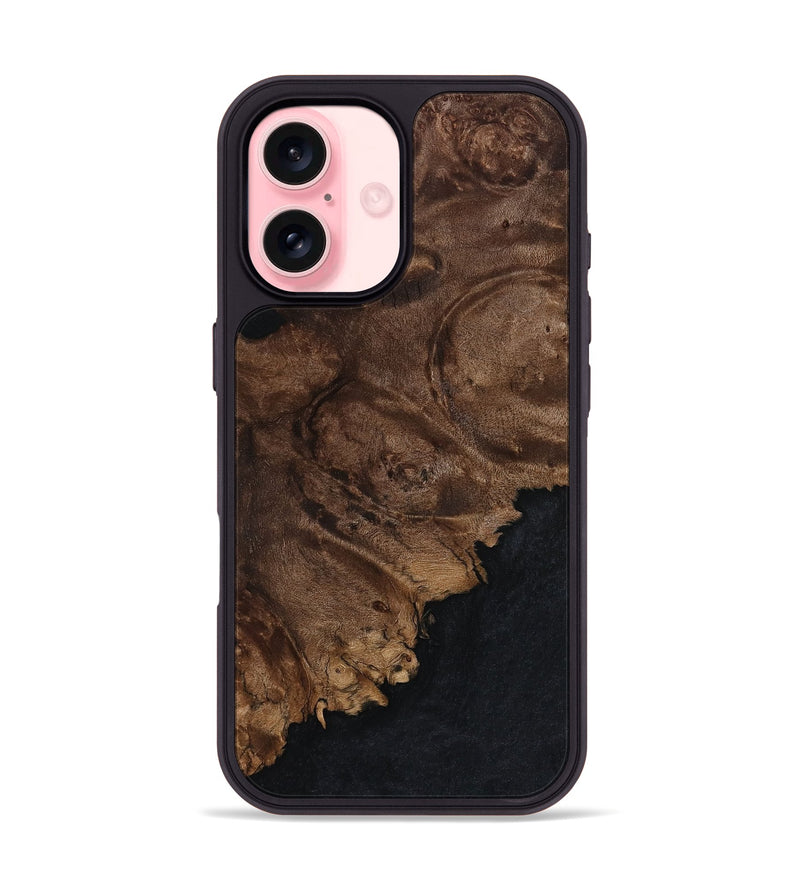 iPhone 16 Wood Phone Case - Justine (Wood Burl, 792684)