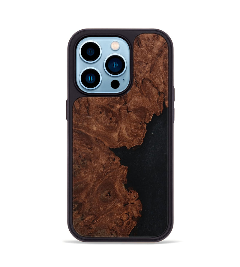 iPhone 14 Pro Wood Phone Case - Taytum (Wood Burl, 792687)