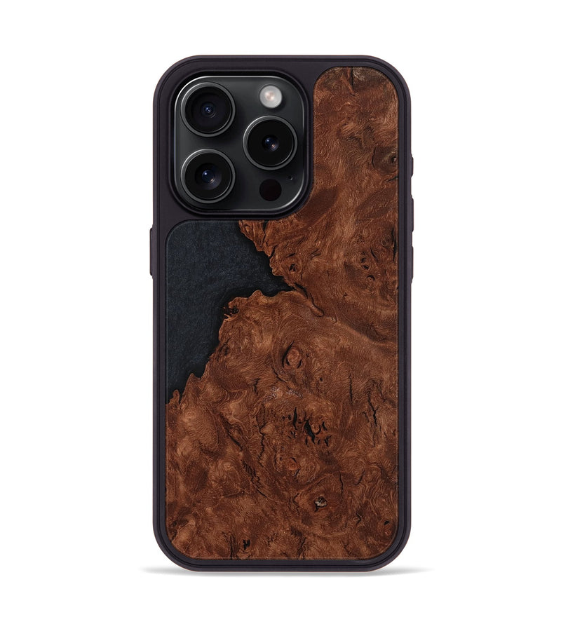 iPhone 15 Pro Wood Phone Case - Oma (Wood Burl, 792701)
