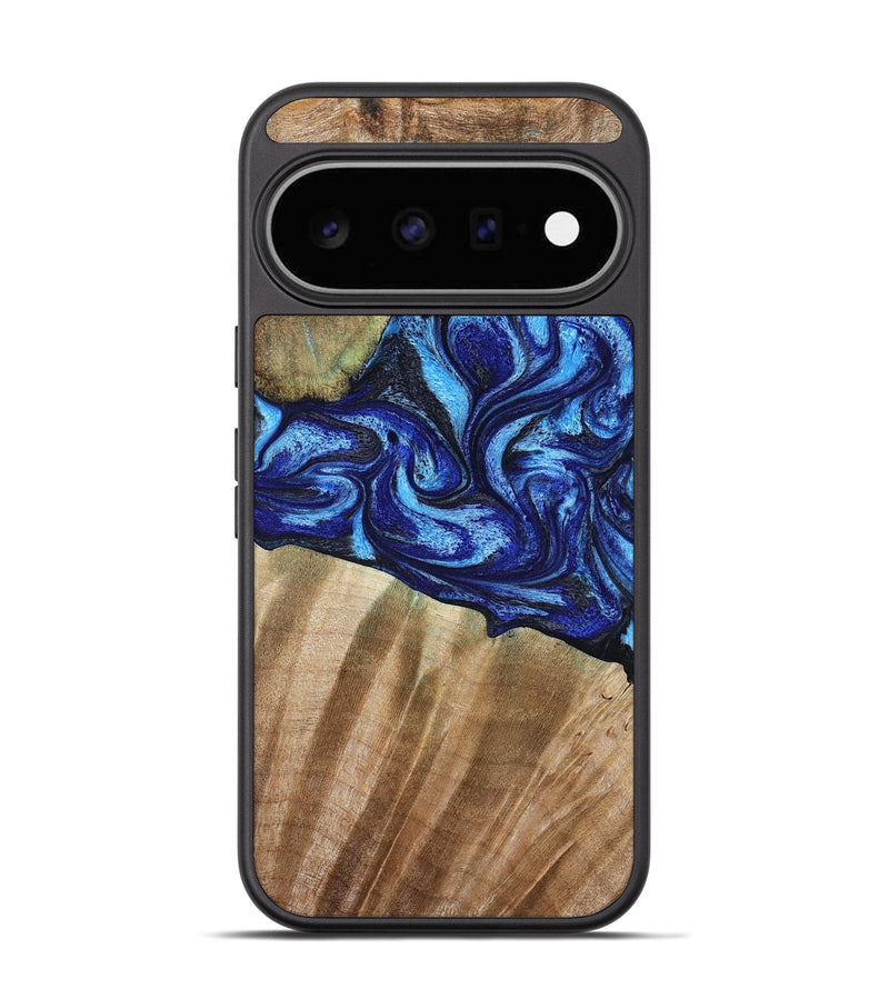 Pixel 11 Wood Phone Case - Evan (Blue, 792764)