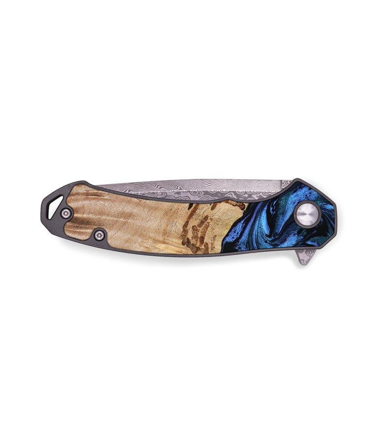 EDC Wood Pocket Knife - Tracey (Blue, 792765)