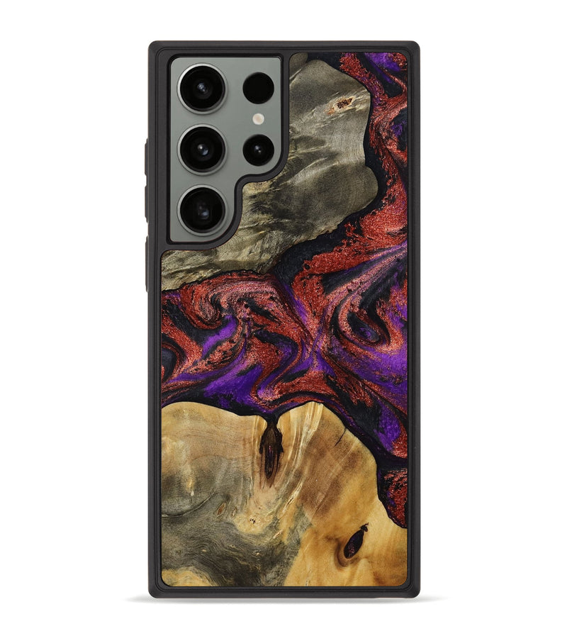 Galaxy S23 Ultra Wood Phone Case - Johanna (Purple, 792833)