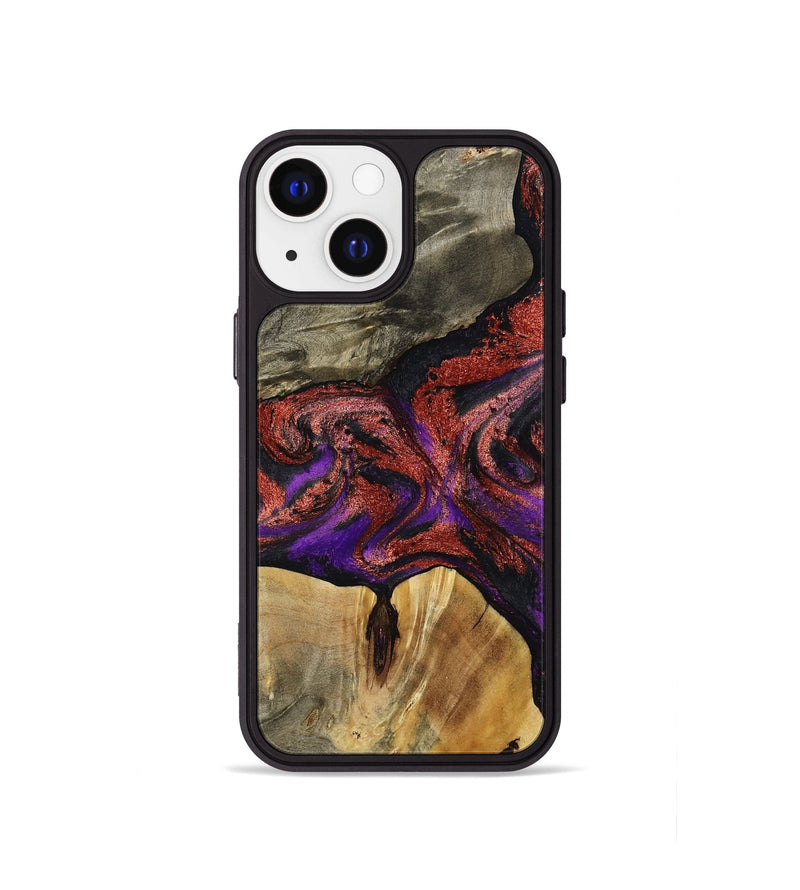 iPhone 13 mini Wood Phone Case - Johanna (Purple, 792833)