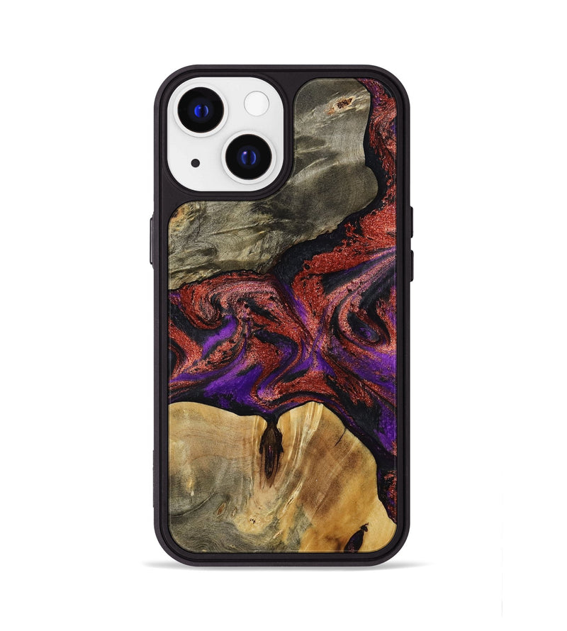 iPhone 13 Wood Phone Case - Johanna (Purple, 792833)
