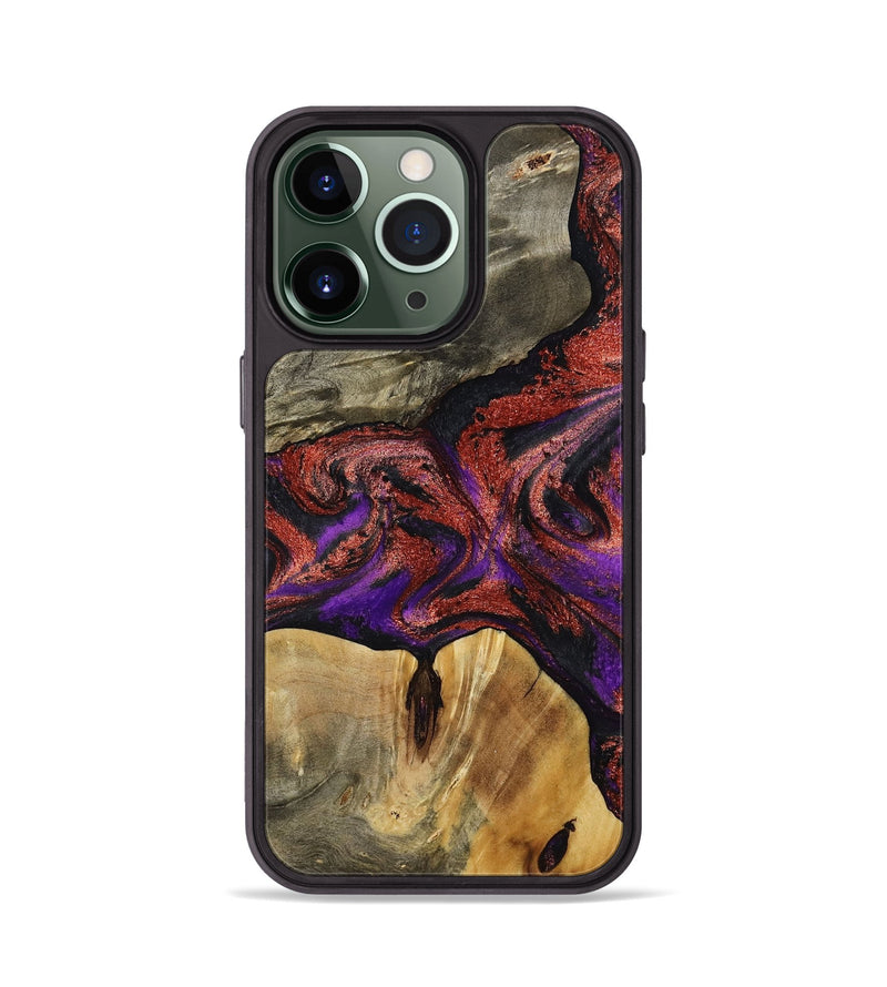 iPhone 13 Pro Wood Phone Case - Johanna (Purple, 792833)
