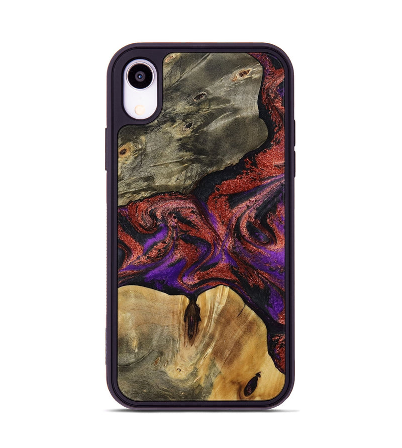 iPhone Xr Wood Phone Case - Johanna (Purple, 792833)