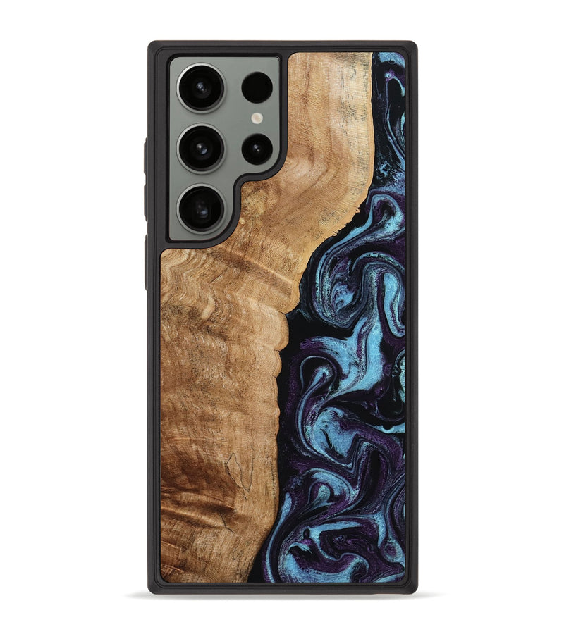 Galaxy S23 Ultra Wood Phone Case - Payten (Purple, 792837)