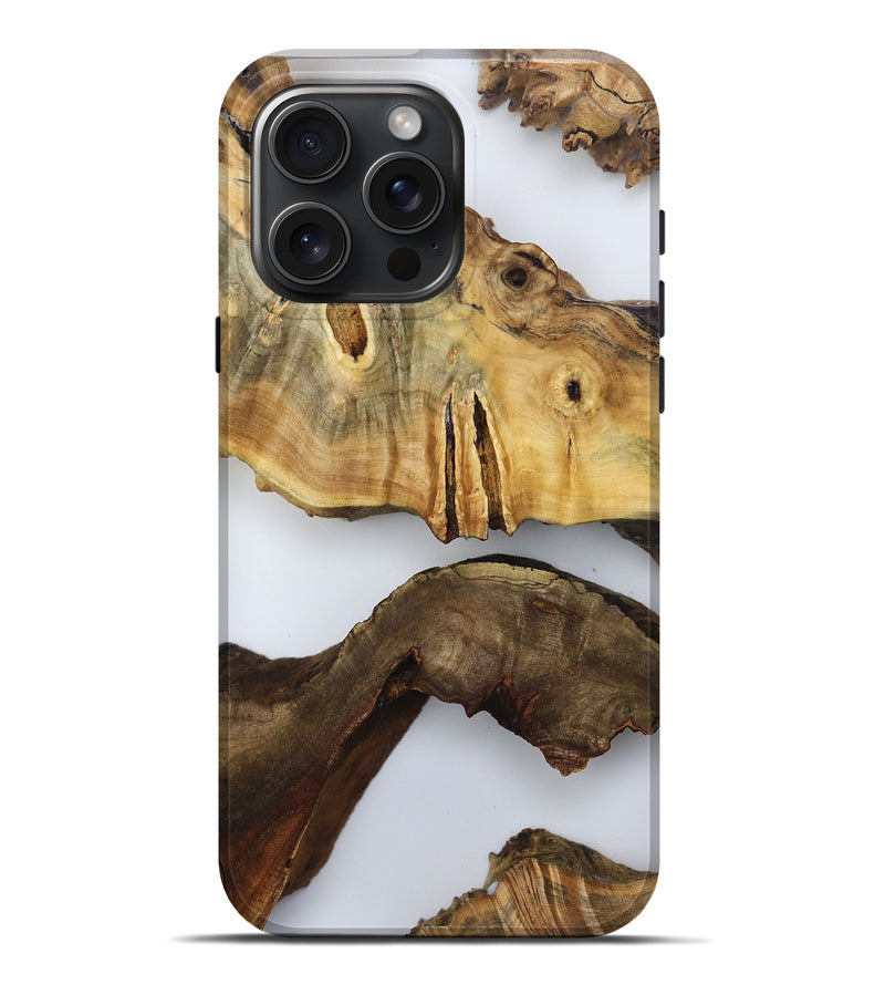 iPhone 16 Pro Max Wood Live Edge Phone Case - Delano (Clear, 792880)