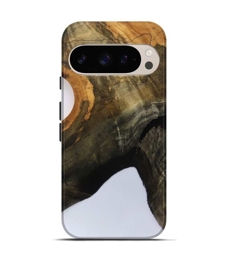 Pixel 10 Pro Wood Live Edge Phone Case - Darleen (Clear, 792886)