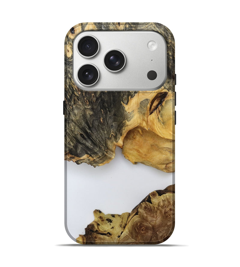 iPhone 17 Pro Wood Live Edge Phone Case - Newton (Clear, 792887)