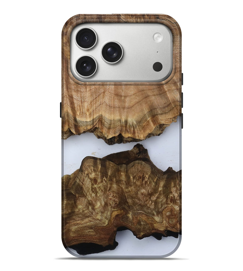 iPhone 17 Pro Max Wood Live Edge Phone Case - Latrice (Clear, 792889)