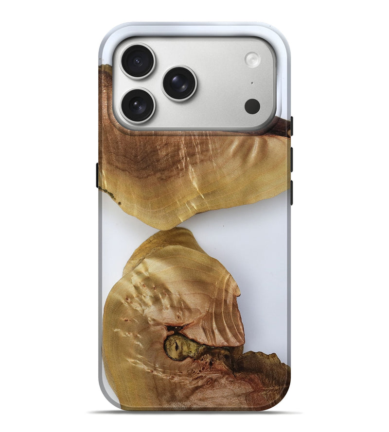 iPhone 17 Pro Max Wood Live Edge Phone Case - Callen (Clear, 792890)