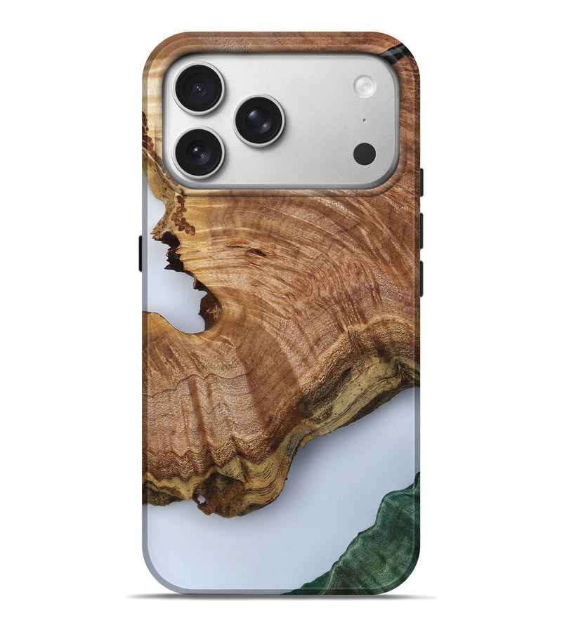 iPhone 17 Pro Max Wood Live Edge Phone Case - Linwood (Clear, 792891)