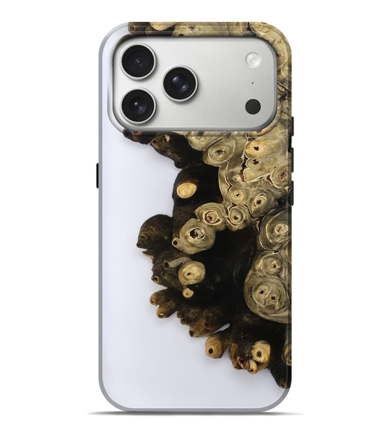 iPhone 17 Pro Max Wood Live Edge Phone Case - Araya (Clear, 792894)