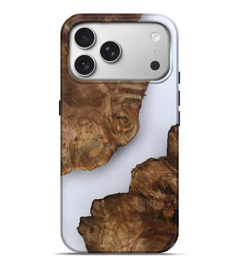 iPhone 17 Pro Max Wood Live Edge Phone Case - Adelina (Clear, 792897)
