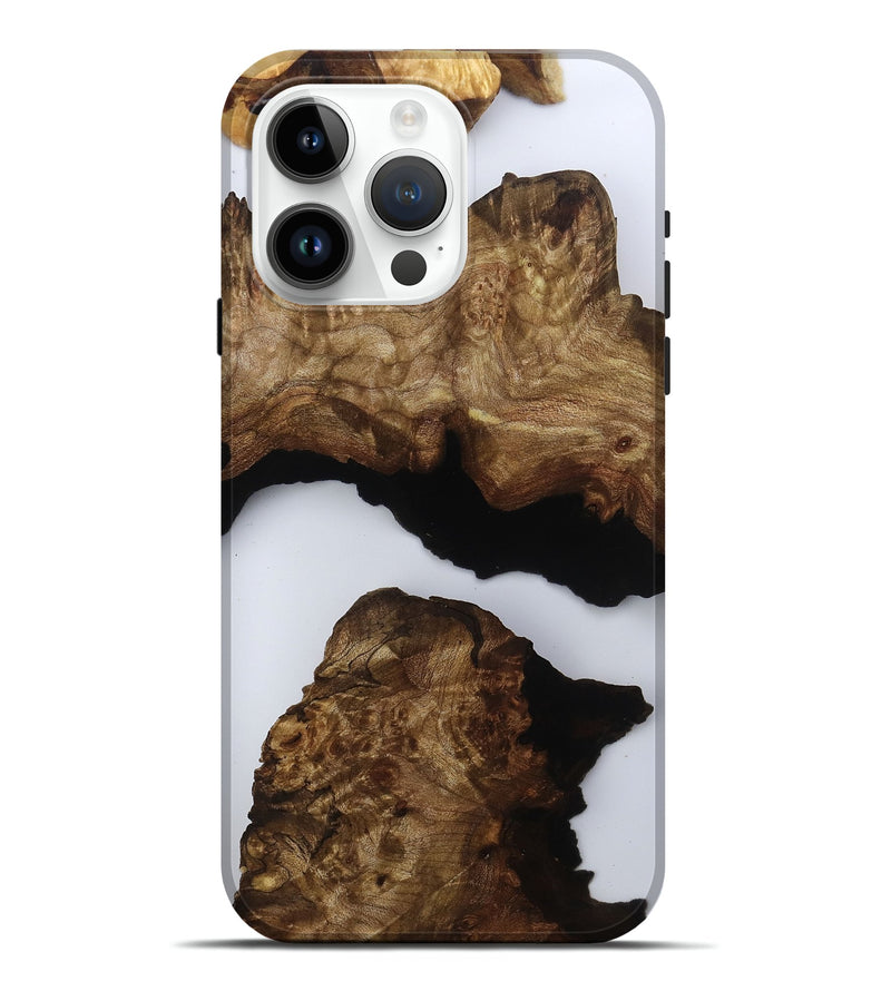 iPhone 15 Pro Max Wood Live Edge Phone Case - Lu (Clear, 792898)