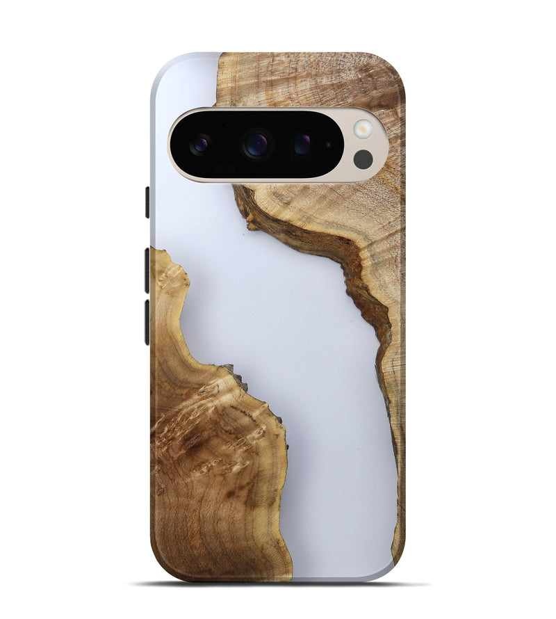 Pixel 10 Pro Wood Live Edge Phone Case - Lovie (Clear, 792906)