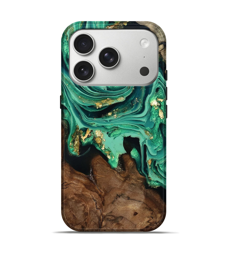 iPhone 17 Pro Wood Live Edge Phone Case - Gaige (Metallic, 792910)