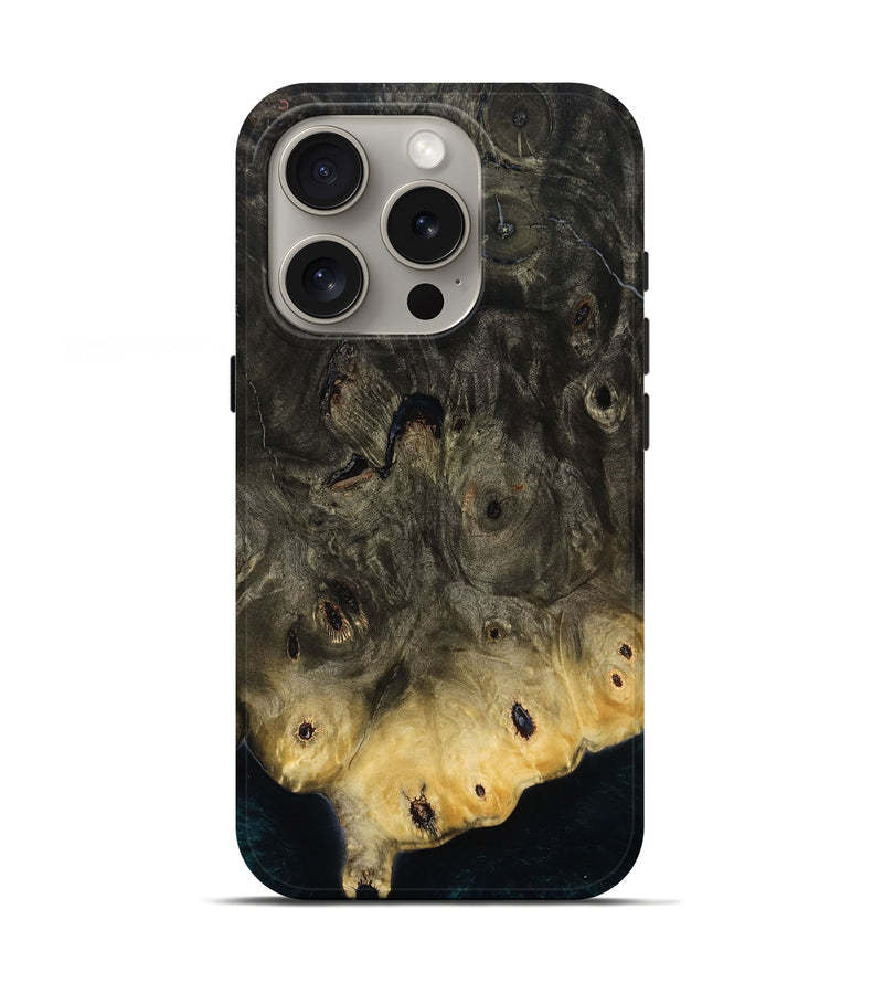iPhone 16 Pro Wood Live Edge Phone Case - Ina (Wood Burl, 792914)