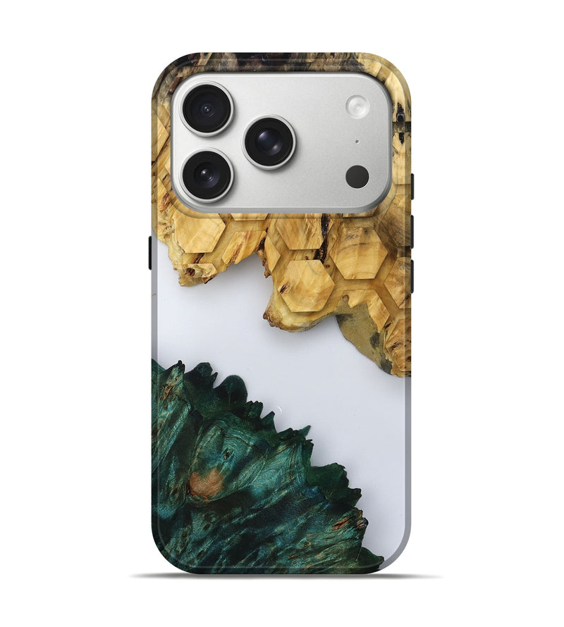iPhone 17 Pro Wood Live Edge Phone Case - Soren (Clear, 792920)