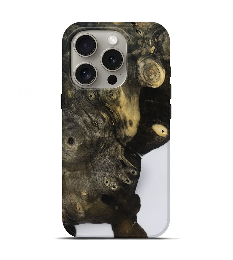 iPhone 16 Pro Wood Live Edge Phone Case - Dorthy (Clear, 792926)