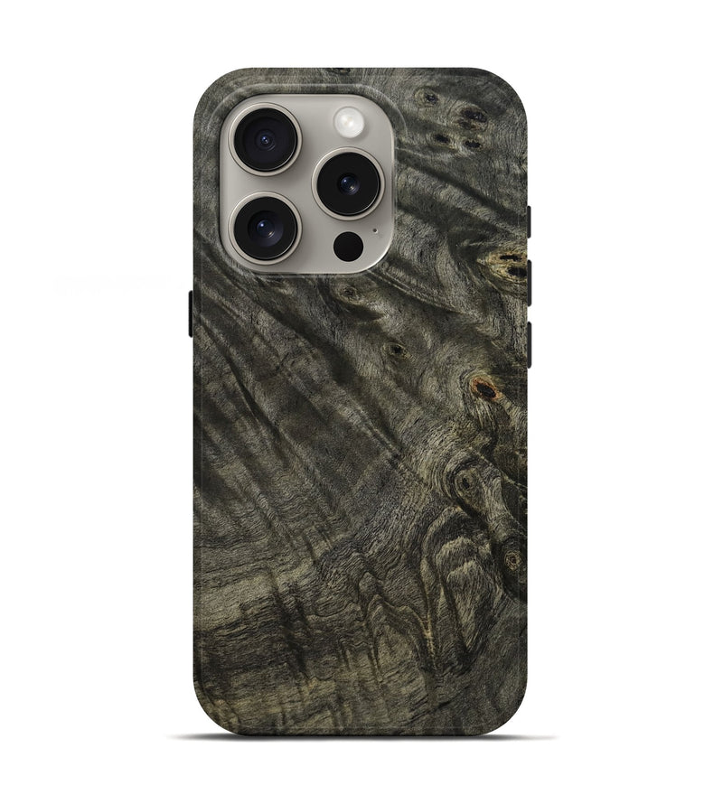 iPhone 16 Pro Wood Live Edge Phone Case - Lamar (Wood Burl, 792928)