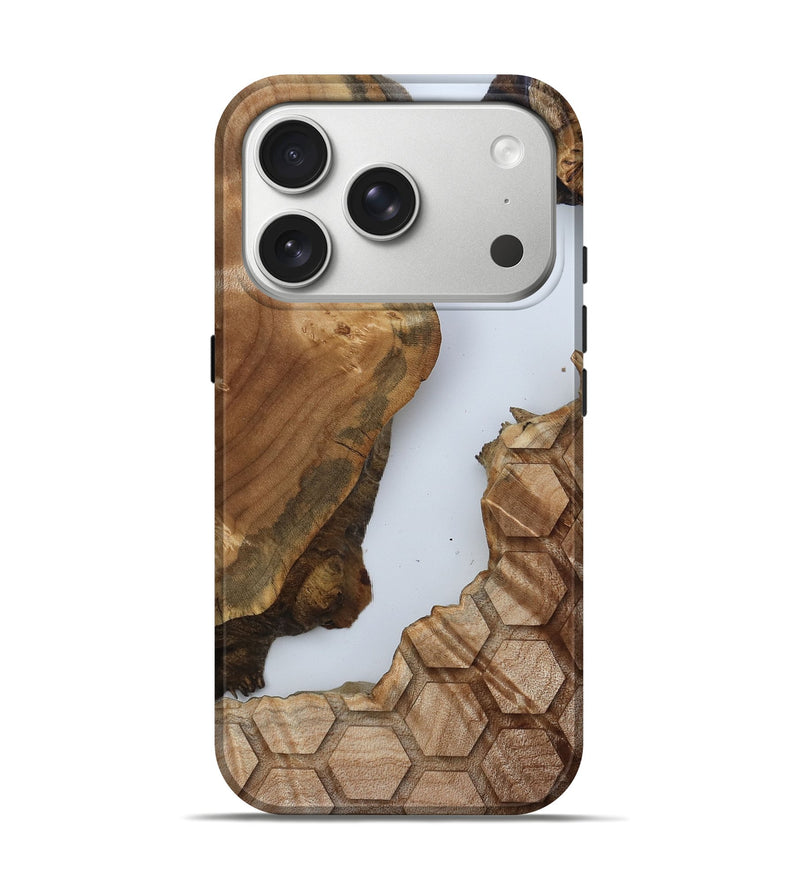 iPhone 17 Pro Wood Live Edge Phone Case - Rollie (Clear, 792934)